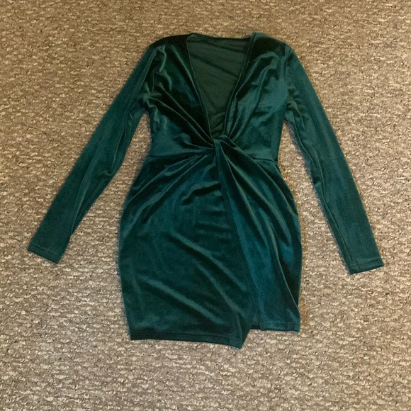 Fashion Nova Sugar Free Velvet Dress - Picture 3 of 3